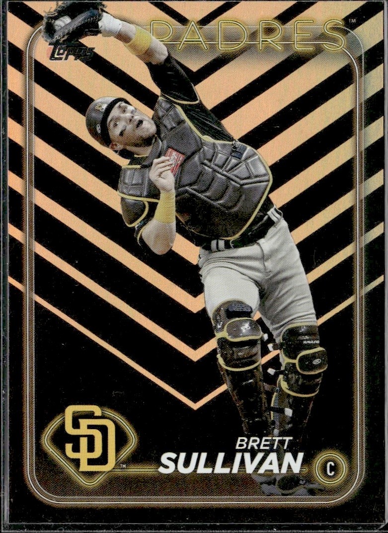 2024 Topps Update Series Brett Sullivan #US34 Holiday Foil RC