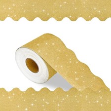 70Feet Shine Scalloped Bulletin Board Border - Decorative Trim Poster Borders...