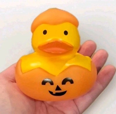 Rare Rubber Duck Halloween Pumpkin Jack-o-lantern Costume NWOT