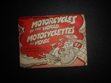 1970 MOTORCYCLES OF THE WORLD UNOPENED CARD PACK  (SPAIN)