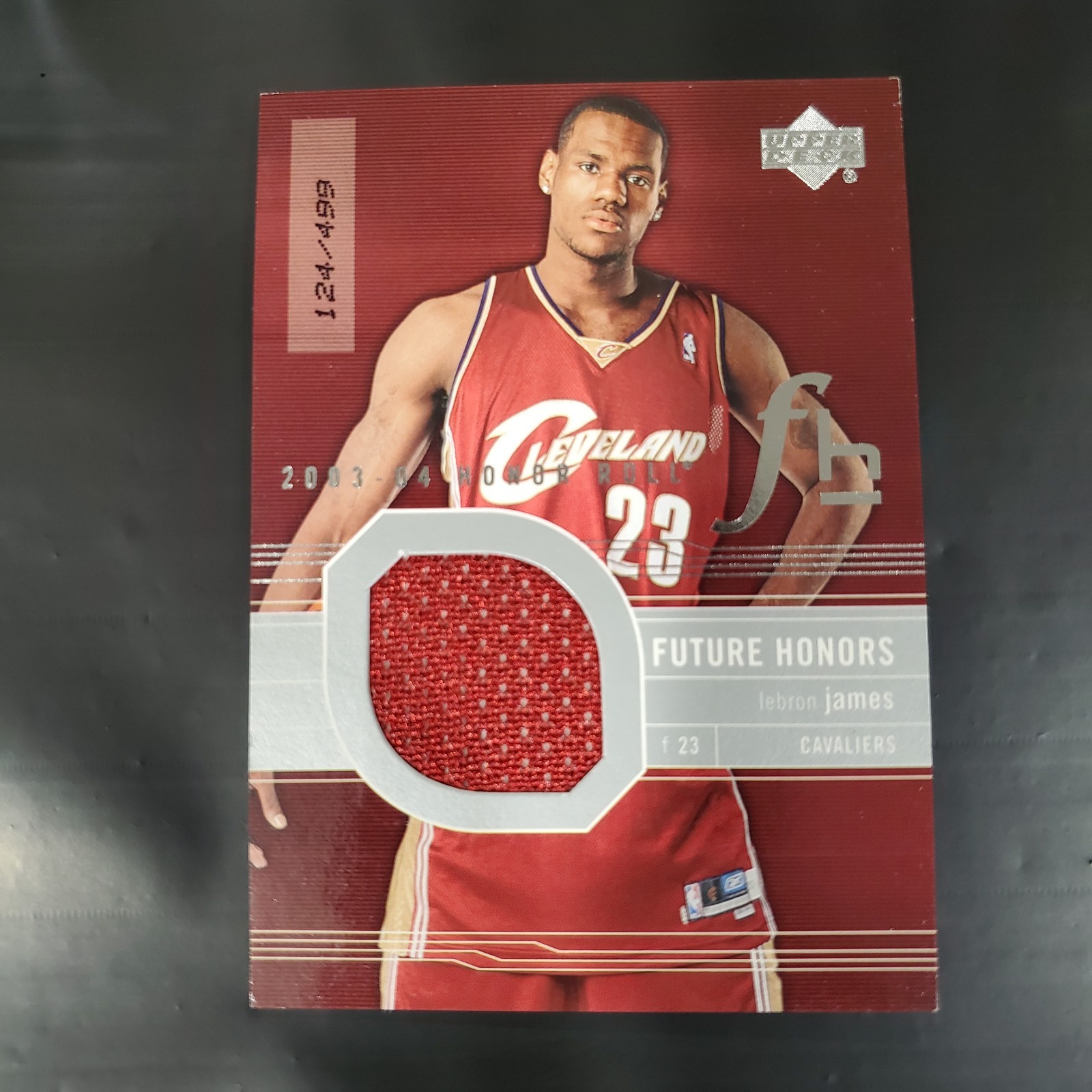 2003-04 Upper Deck Honor Roll #106 LeBron James #124/499 Event Worn Patch