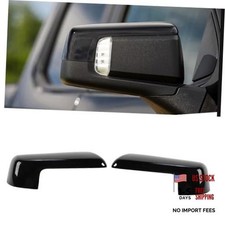 Mirror Caps Fitment for 2019-2025 Chevy Silverado Silverado/Sierra 19-25 Black