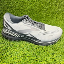 Brooks Adrenaline GTS 23 Mens Size 9 4E Gray Black Athletic Running Shoe Sneaker