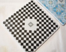 Nespresso Original Porcelain Tile Coasters Set of 4 NEW