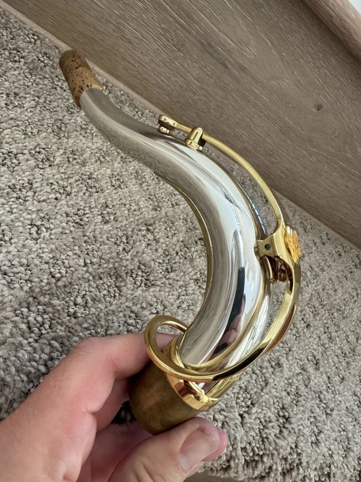 Cuello de saxofón tenor personalizado Yamaha serie TE1 - plata de ley - ¡fenominal! Foto 4 de 4