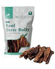 BARK'N BIG Thick Odor Free Steer Bully Sticks 5-6 Inch 12 Count | Made in USA...