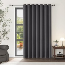 Room Divider Curtain 84 Inches Long Wide Blackout Sliding Door Curtain Bedroom