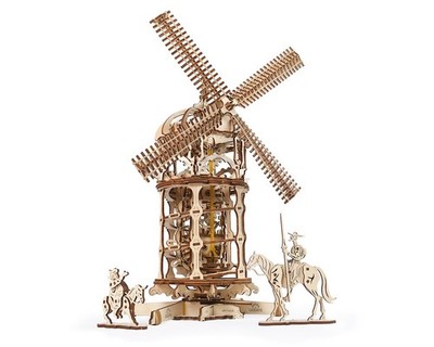 UGears Tower Windmill Wooden 3D Model [UGMUTG0046]