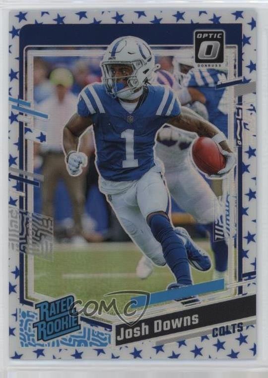 2023 Panini Donruss Optic Rated Stars Prizm Josh Downs #248 Rookie RC 0nr3