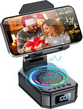 Gifts for Men Women, Cell Phone Stand with Wireless Bluetooth Speaker, Colorful