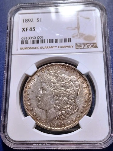 1892 NGC XF45 Morgan Dollar