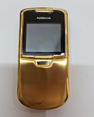Nokia 8800 Slider Telefone Handy Mobiltelefon Gold Sim Frei Gebraucht