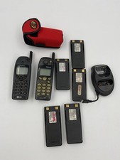 Vintage Nokia Brick Cell Phones Lot 6160 5170i Charger Batteries