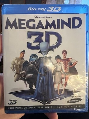 Megamind 3D (Blu-Ray, 2010) Promotional Edition DreamWorks NEW SEALED