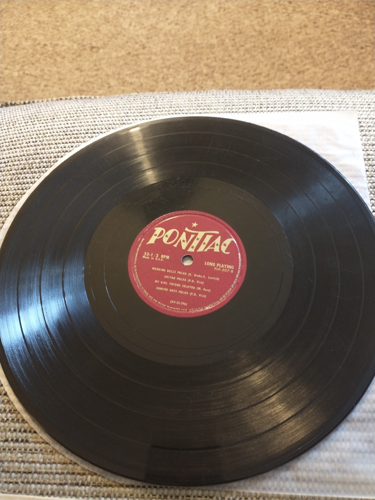 Vintage 1950s 10" Vinyl Four Record Lot. RCA Victor Decca Pontiac Merit Records.
