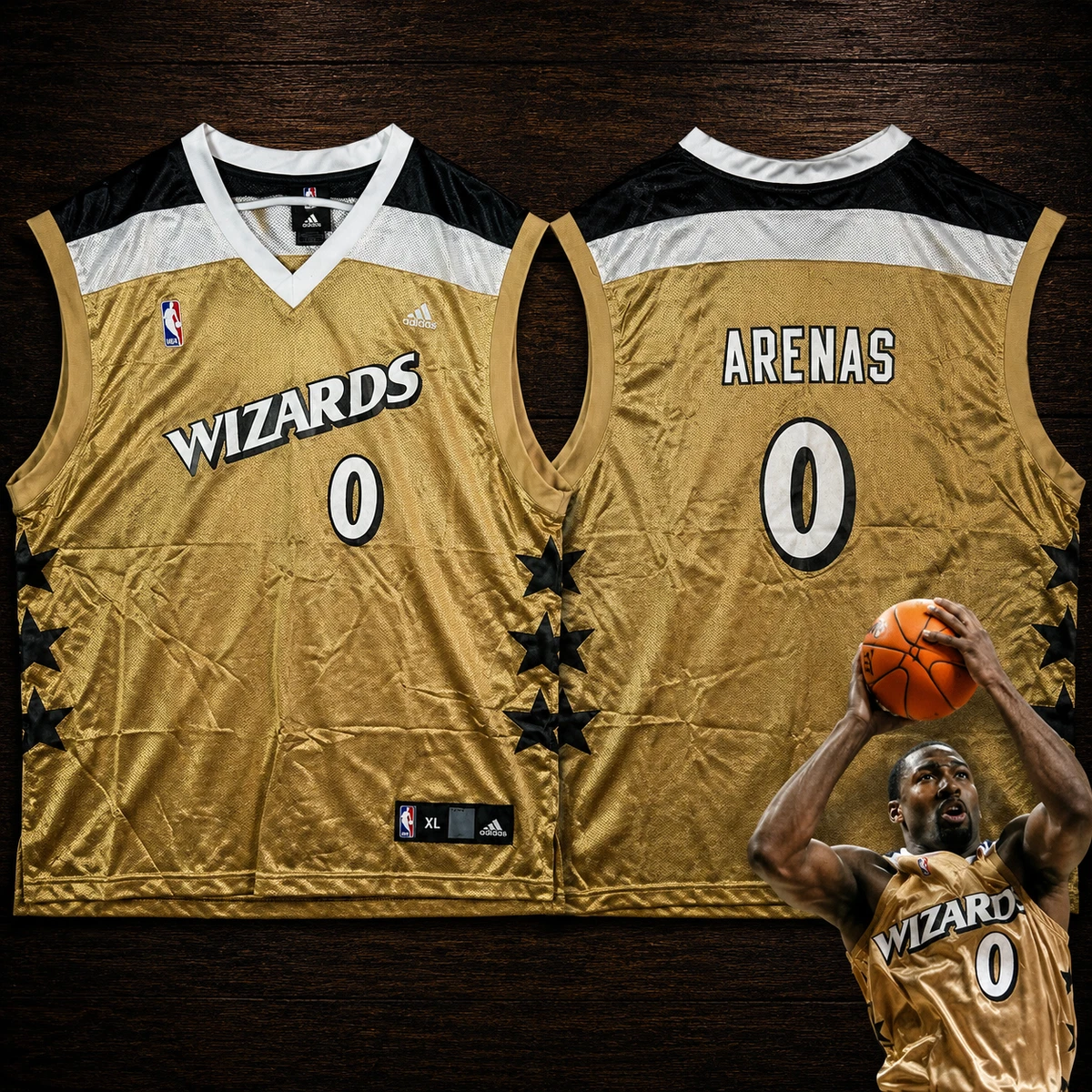 Gilbert Arenas Size XL NBA Jerseys for sale | eBay