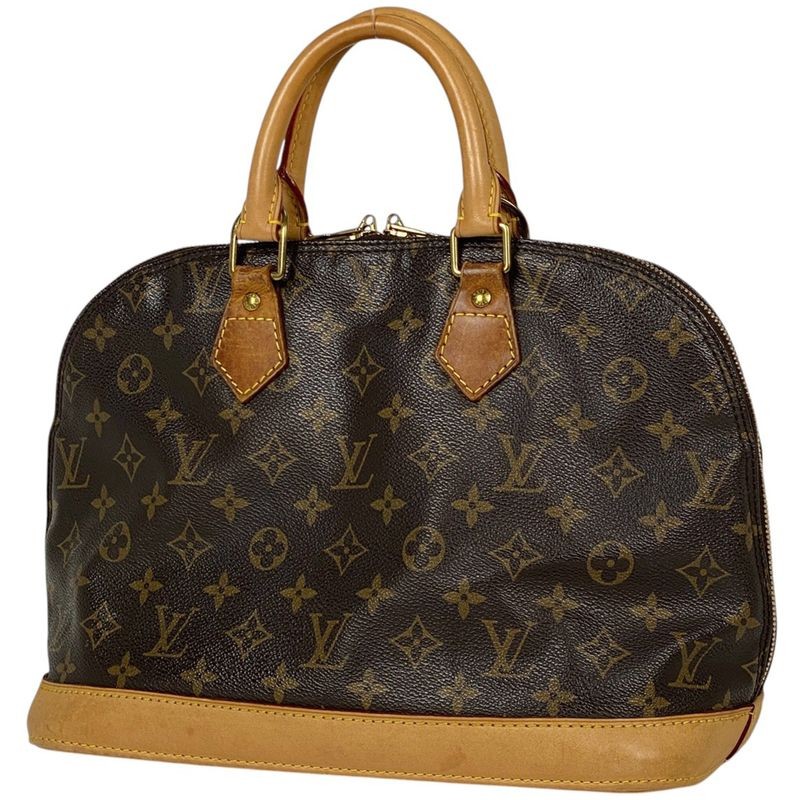 Louis Vuitton Alma Handbag Monogram Brown M51130 Women