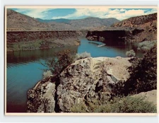 Postcard Boise River Along The Oregon Trail Idaho
