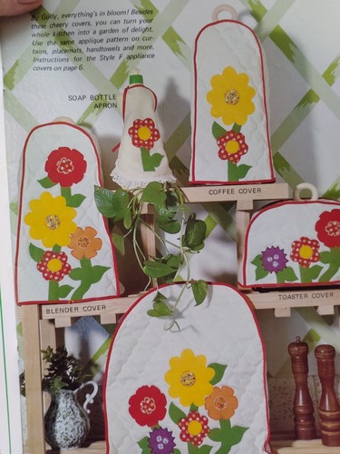 Apron Pot Holders Covers Quilted Sew Country Kitchen magazine & Patterns SP12 - Picture 8 of 17