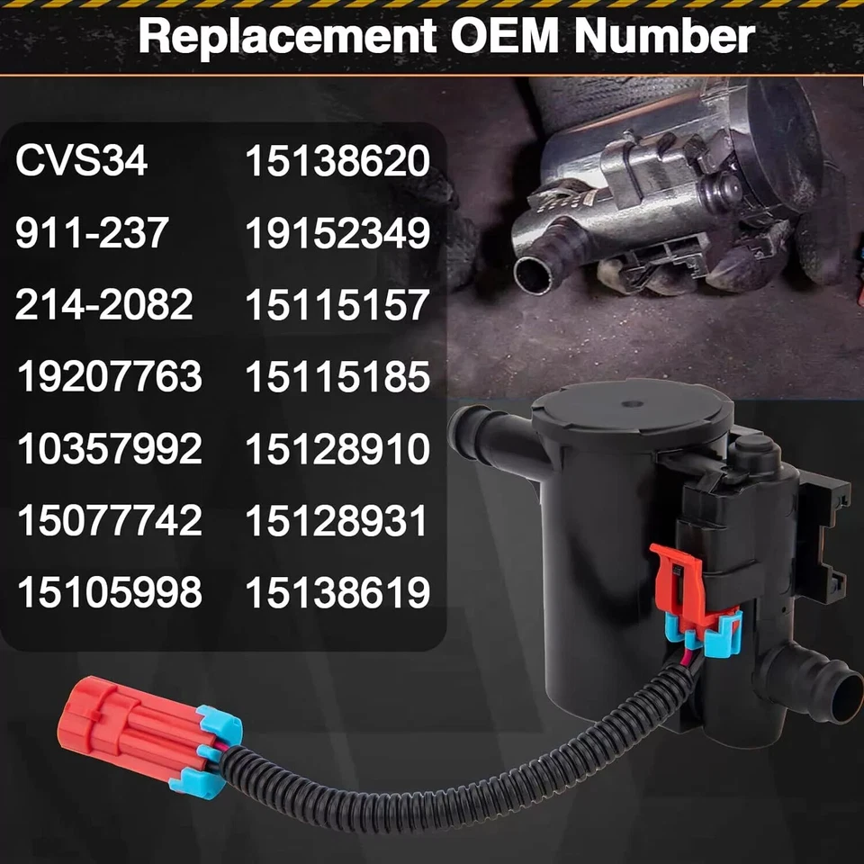 NEW Vapor Canister Vent Solenoid Valve For Chevrolet Silverado GMC Sierra 1500 — 第 3/4 张图片