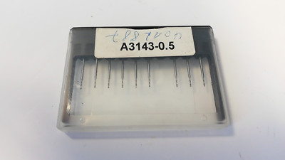 9x, TITEX, HSS-E SPIRALBOHRER, Drm. 0,5mm, Schaft 1,0 mm, A3143-0,5, (BTCJ)