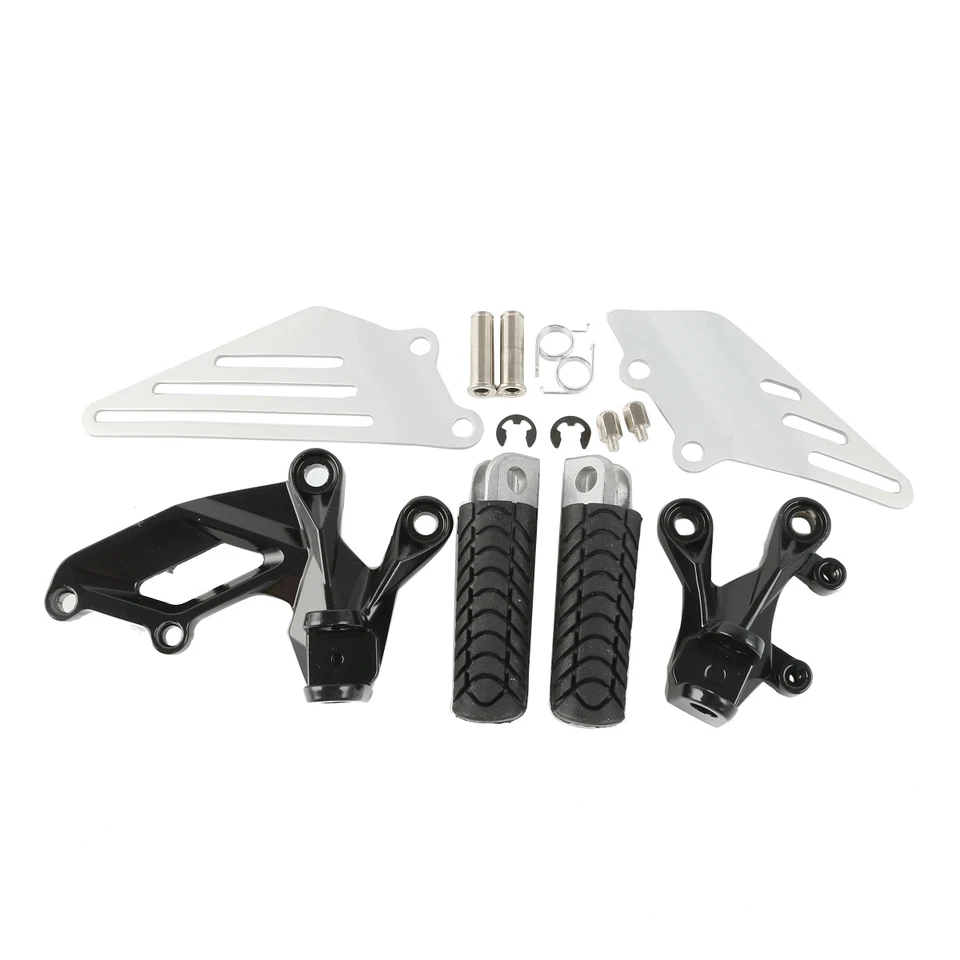 Soporte reposapiés delantero apto para Kawasaki Ninja ZX14R ZZR1400 06-23 negro Foto 2 de 4