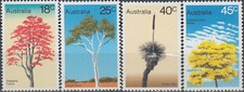 Australia Trees 1978 MNH-6 Euro