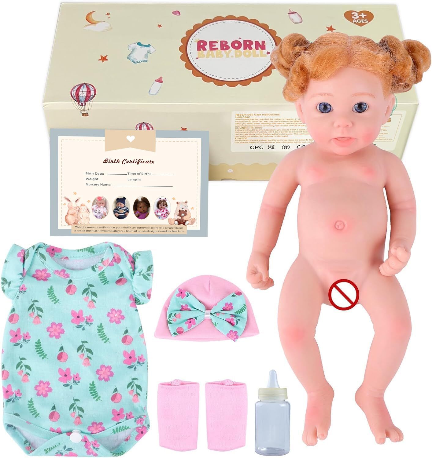BABESIDE Reborn Baby Dolls Silicone Full Body Girl Stella - 12-Inch Realistic...