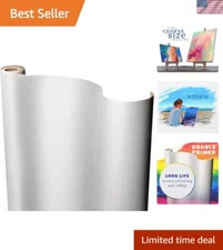 Ready-to-Use Double Primed Cotton Canvas – Custom Sizes Available 50ft x 36"