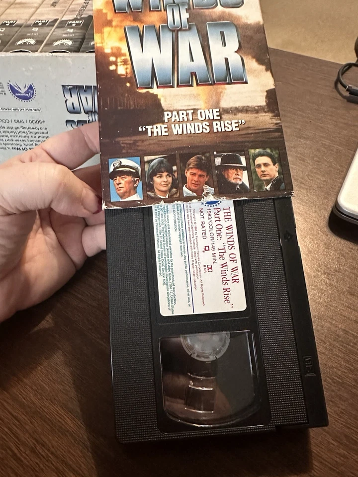 The Winds of War (VHS, 1989, 7-Tape Set) Foto 4 de 4
