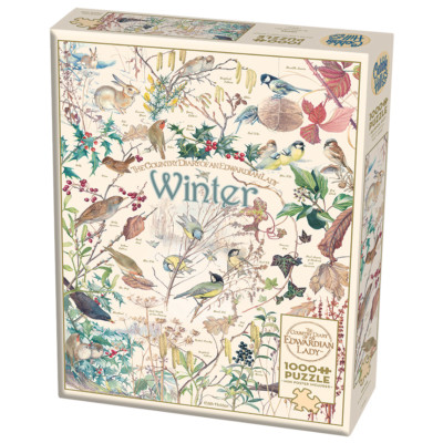 Puzzle 1000 Pezzi Cobble Hill Country Diary Winter 40095 Qualità USA Random Cut