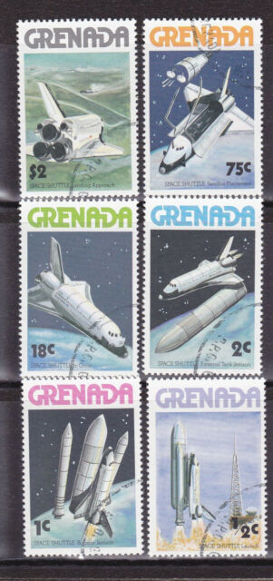Weltraum Space Shuttle kompletter Satz Grenada 1978 C1582
