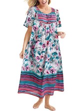 Only Necessities maxi Dress plus size 20/22 multi coloured floral cotton fabric