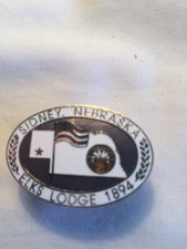 Sidney Nebraska Elks Lodge #1894 Pin.