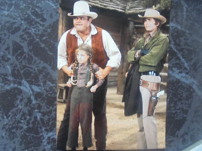TOP BONANZA Farbfoto Little Joe Mike Landon und Hoss Dan Blocker! RAR!!