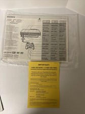 PS2 PlayStation 2 SCPH-70001/70012 System Console Instruction Manual  Insert