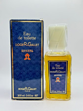 SANTAL BY ROGER  GALLET 100ML EDT VINTAGE SPLASH NEW WITH BOX 