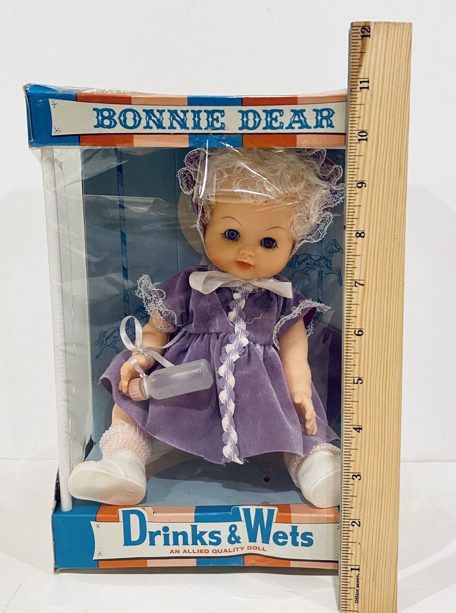 ♡1960年baby dearちゃん2人♡ お着替え付き アンティークドール Vintage Bonnie Dear Baby Doll 1965 Allied Doll & Toy New NIP | eBay