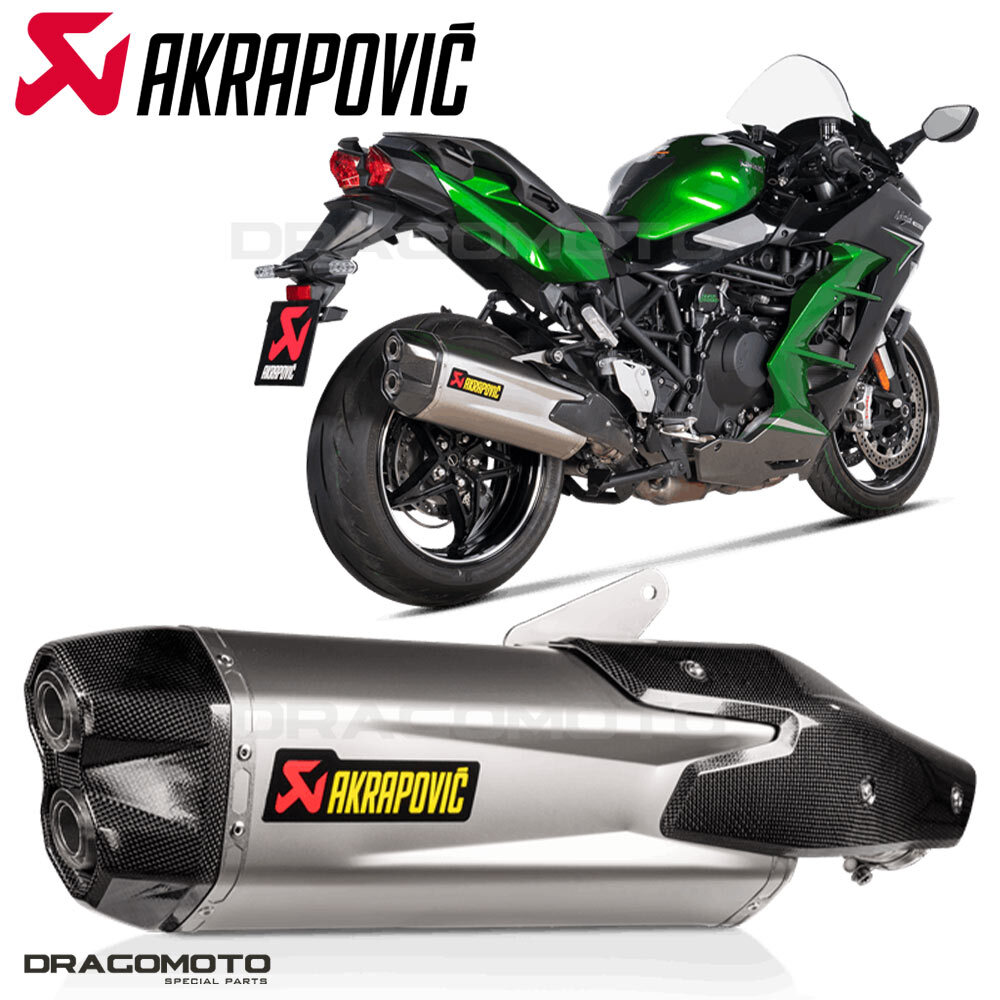 KAWASAKI NINJA H2 SX 2021-2023 Exhaust AKRAPOVIC Titanium S KAWASAKI NINJA H2 SX 2021-2023 Exhaust AKRAPOVIC Titanium S