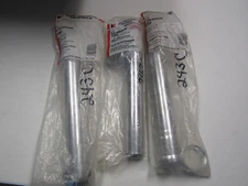 Lot of 3 NEW Keeney Mfg. 1906-K Extension Tube 22 Gauge Chrome 1-1/2 In. X 12"