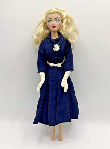 Franklin Mint Grace Kelly blau Mantel Kleid und Handschuhe Gene Marshall Puppe (M)
