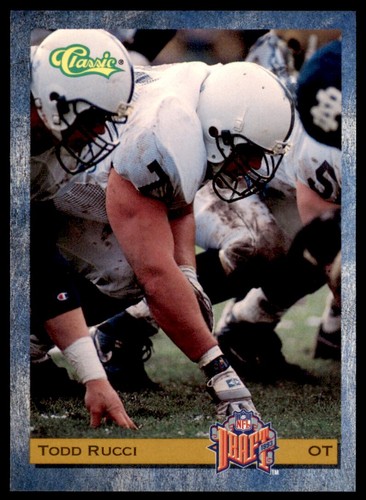 1993 Classic Todd Rucci . New England Patriots #19 | eBay