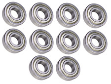 (10 Each) 1635-ZZ Shielded Radial Ball Bearing 3/4 ID X 1-3/4 OD X 1/2 Wide