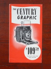 GRAFLEX CENTURY GRAPHIC SALES BROCHURE, 210-3-650/cks/193573