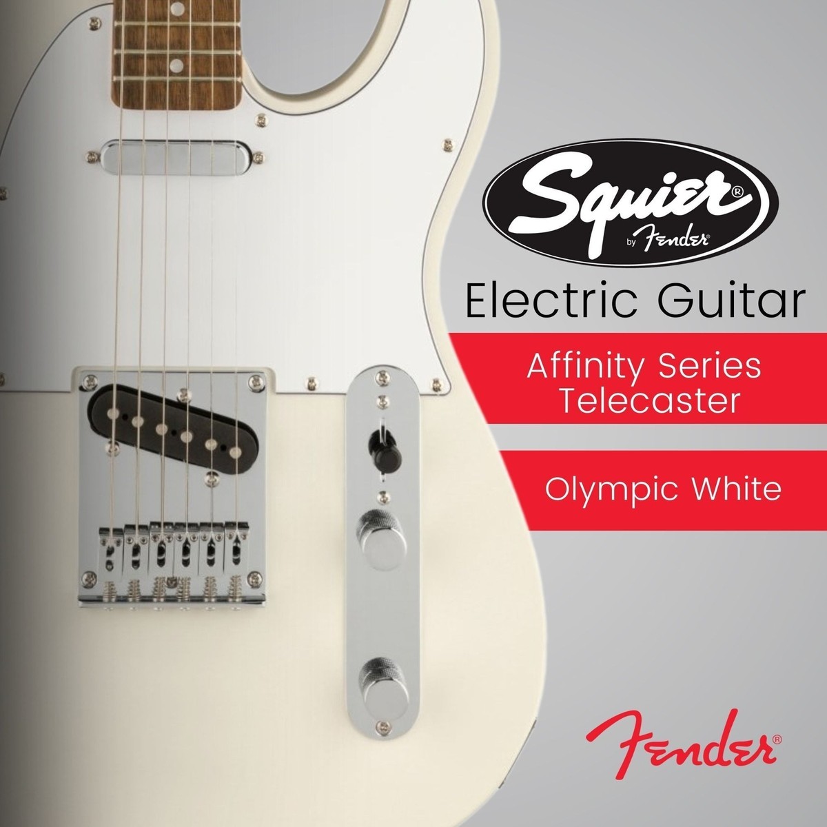 Fender Telecaster Squier Series ホワイト Squier Affinity Series Telecaster Electric Guitar Olympic