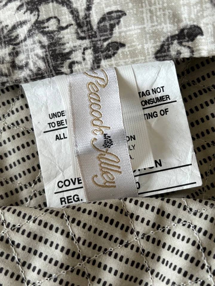 NUEVO Cobertor Acolchado Peacock Alley Queen HECHO EN EE. UU. De Colección Canterbury para OTOÑO Foto 3 de 4