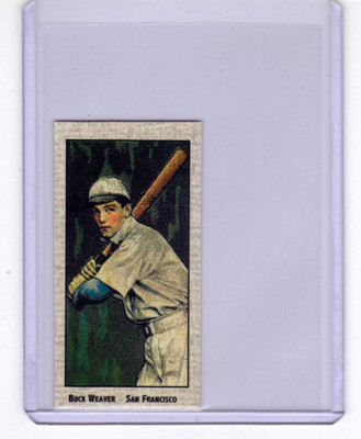 BUCK WEAVER, SAN FRANCISCO PCL MONARCH CORONA T206 CENTENNIAL #77 / NM+ COND.