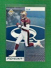 1998 Upper Deck UD Choice Football StarQuest Blue #2 Jerry Rice