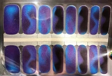 Color Nail Polish Strips,16ct. LIMITED  Galaxy Shimmer Read Description Below