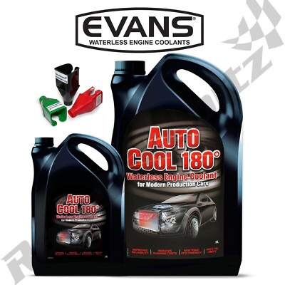 Evans Auto Cool 180 Waterless Engine Coolant Antifreeze Modern Automatic Cars